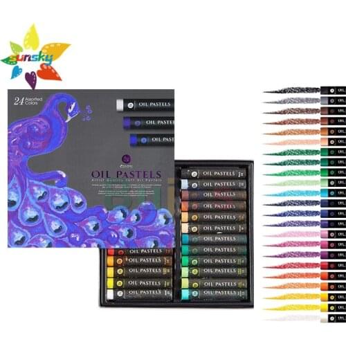 Original USA Prima Artist oil painting stick 24 color professional oil pastel stick students artist professioanl art supplies