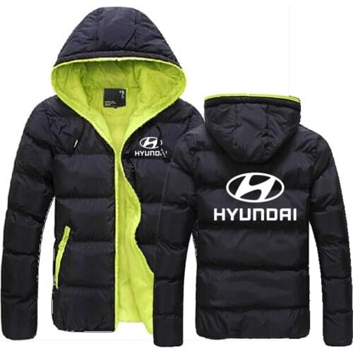 Popular Hyundai Motor Logo Brand Mens Autumn Jacket 2021 Fashion Casual Comfortable Solid WindbreakerHigh Street Jacket