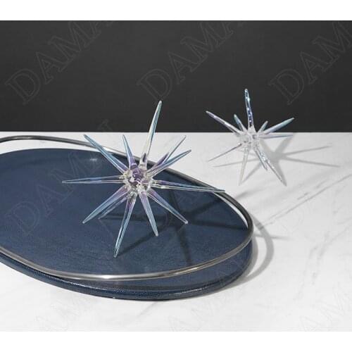 Simplicity Cortex Storage Trays Metal Frame Decorative Cosmetic Container Afternoon Tea Cake Organizer European Home Decoration