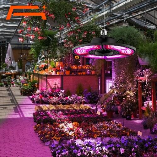 LED Plant Grow Light, 270 Degree luminescence with Adjustable Rope, Full Spectrum Plant Light for Greenhouse