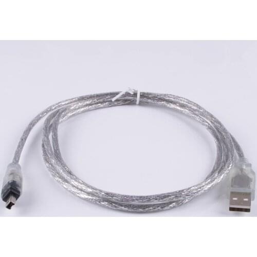 USB 2.0 A Male to Firewire IEEE 1394 4 Pin Male iLink Adapter Cord firewire 1394 Cable for SONY DCR-TRV75E DV Camera Cable 5FT