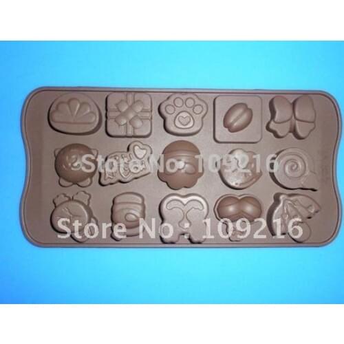 Green Good Quality 100% Food Grade SiliconeChocolate Mold/Muffin Cupcake Pan (HY1-079 )New 15-Style DIY Mold(NO.3)