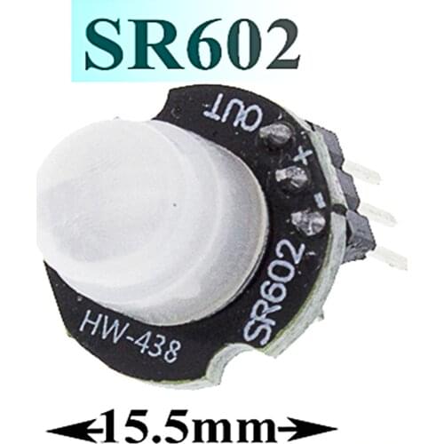 1pcs PIR Sensor MH-SR602 MINI Motion Detector Module SR602 Pyroelectric Infrared PIR kit sensory switch Bracket for Arduino Diy