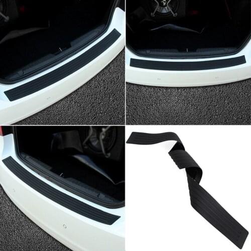 1PCS Car Styling Door Sill Guard Rear Bumper Protector Strip for Mitsubishi outlander 2016 lancer 10 9 pajero asx accessories