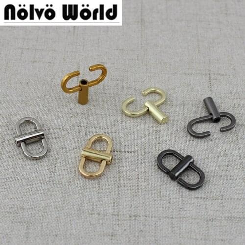 2-30pcs 6 Colors Bag Chain Adjustable Buckle Shorten Your Bag Purse Chains