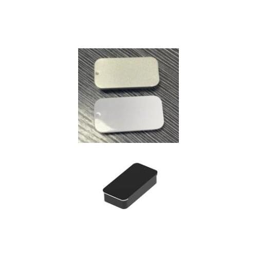 20pcs 5.1*2.6*1cm mini White Sliding Rectangular Tin Body Salve Lip Balm Box Jar Cosmetic Container Gift Pots Slide Top empty