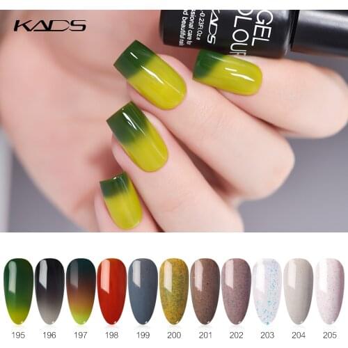 7ml Nail Gel Temperature Change Color Gel Nail Polish Gradient UV Gel Nail Paint Nail Art Soak Off Long Lasting UV LED Gel