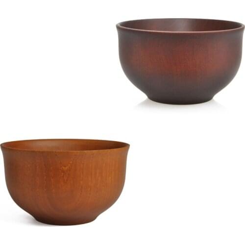 Chinese/asian/European coffee style whole wood Handmade turtle bowl Rice/Noodles/Sushi/Food/Sugar/Soup wood bowl 12.5 * 7.5cm