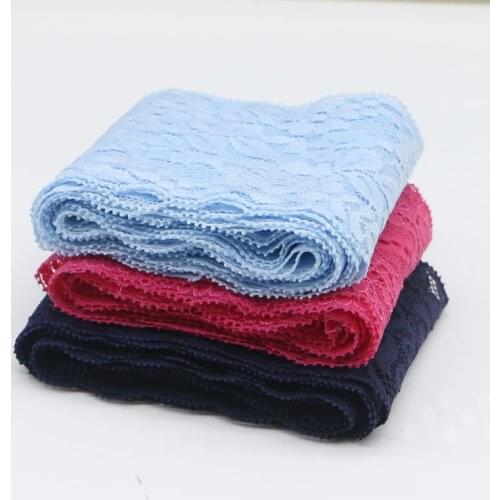 Free shipping 1yards width elastic lace,garment accessories lace trim,DIY embroidery lace wholesale7.5CM