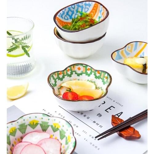 Ceramic Seasoning Sauce Dish Home Small Dishes Dip Bowl Creative Japanese Side Plate Butter Sushi Plates Vinegar Kitchen Saucer