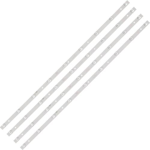 NEW 4 pcs LED Backlight strip for Daewoo L43s6550bn L43s6550 9leds