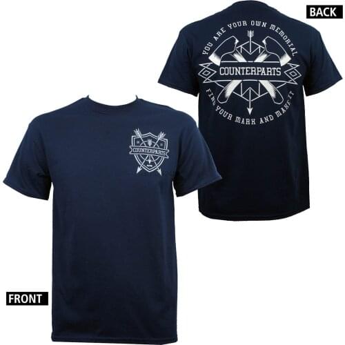 Authentic COUNTERPARTS Band Memorial Shield And Arrows 2013 T-Shirt S-XXL NEW 638932475292