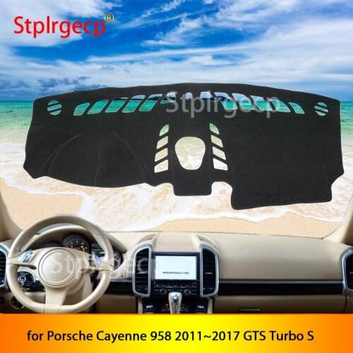 For Porsche Cayenne 958 2011~2017 GTS Turbo S Anti-Slip Mat Dashboard Cover Pad Sunshade Dashmat Protect Carpet Accessories Cape