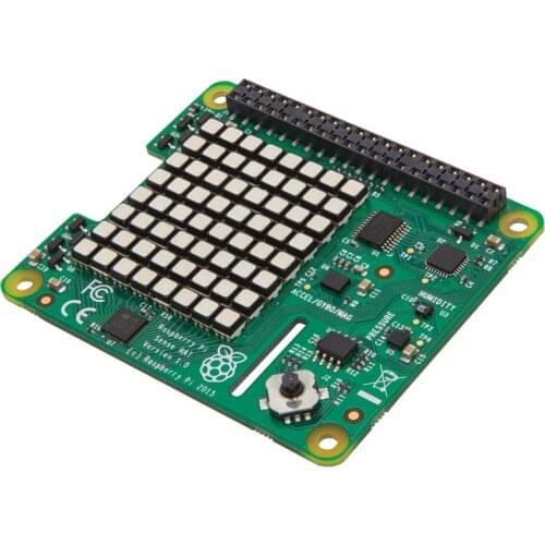 Raspberry Pi SenseHAT with direction , pressure, humidity and temperature sensor