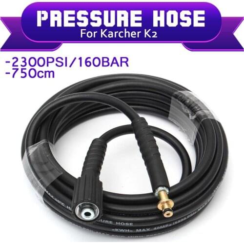 7.5m High Pressure Washer Hose Pipe Car Washer Pipe Cord Car Washer Water Cleaning Extension Hose for Karcher K2