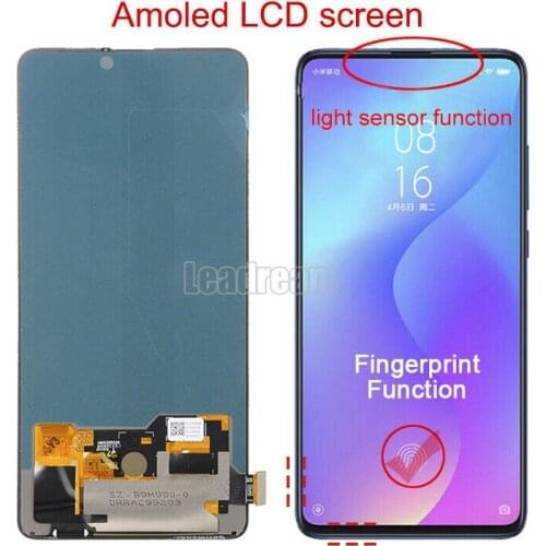 Super Amoled LCD For Xiaomi Mi 9T MI9T Pro Lcd Display Touch Screen Digitizer Assembly For Redmi K20 Pro RedmiK20 Screen