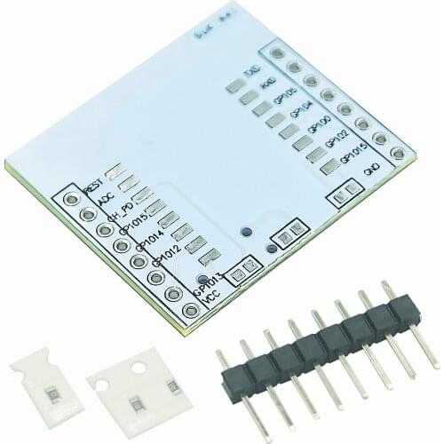 10pcs/lot ESP8266 serial WIFI module adapter plate Applies to ESP-07, ESP-08, ESP-12
