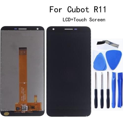 100%Test work 5.5"Original For Cubot R11 LCD display+touch screen digitizer replacement for Cubot R 11 Mobile Phone repair parts