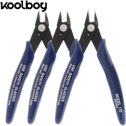 3Pcs Practical Mini Pliers Nipper jewelry Electrical Wire Cable Cutters Cutting Side Snips Flush Pliers Alloy Hand Tools set