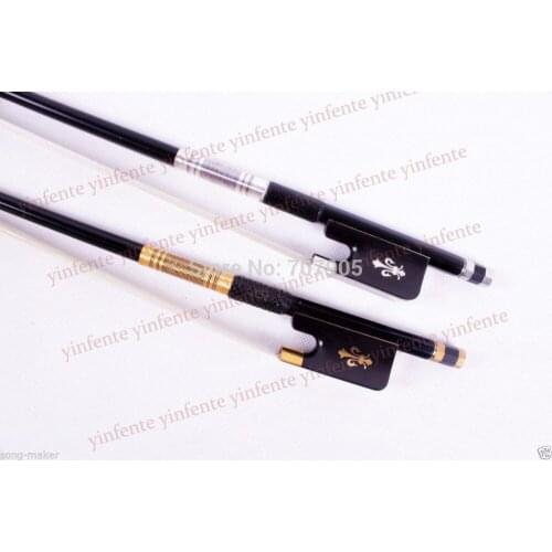 4/4 Cello Bow Carbon fiber Round Stick Ebony fro g High Quality New #DT-041