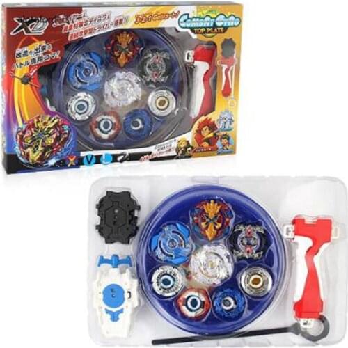 4pcs/set Beyblade Burst B-48 B-66 B-34 B-59 Starter Zeno Excalibur .M.I (Xeno Xcalibur .M.I) with launcher kids toys