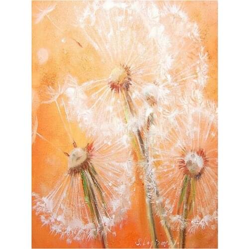 5D DIY Diamond Embroidery Cartoon Dandelion&Flowers Diamond Painting Full Diamond Mosaic Needlework Crafts Home Paintings