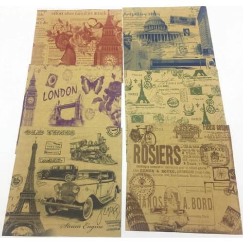 60 Sheets 15*15CM Multifunctional Scrapbooking Decorative Craft Double-sided Printing Decorative Paper Vintage Handmade Origami