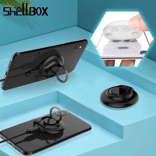 SHELBOX Spider Suction Cup Wireless Charger For iPhone 11 XR Portable Fast Wireless charging Pad For Samsung Note 10 9 S9+ S8