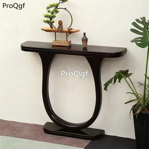 Prodgf 1 Set 80*23*85cm Wood Corner Table