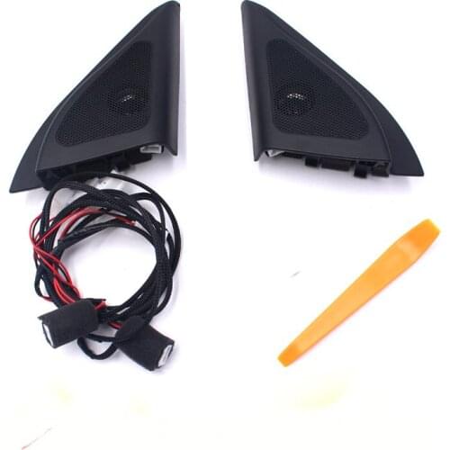 For Hyundai ix25 CRETA speakers tweeter car-styling Audio trumpet head speaker ABS material triangle speakers tweeter