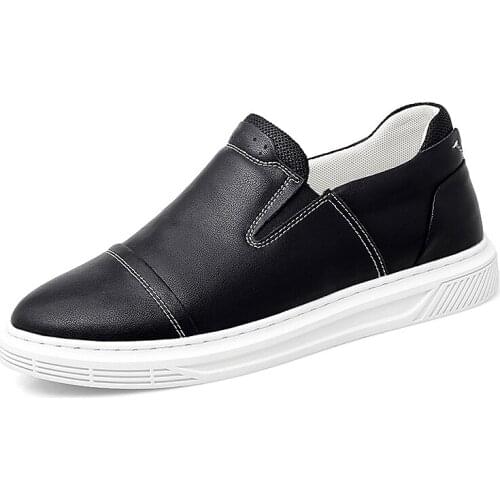 Mens Casual Shoes Increase High Casual Shoes Breathable Loafers Waterproof Slip-On Designer Sneakers Zapatillas De Deporte