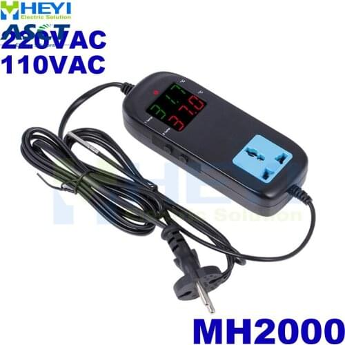 EU MH2000 AC 220VAC 110V Temperature Controller -40~120C Heating And Cooling Control Microcomputer Thermostat Fish Tank Aquaruim