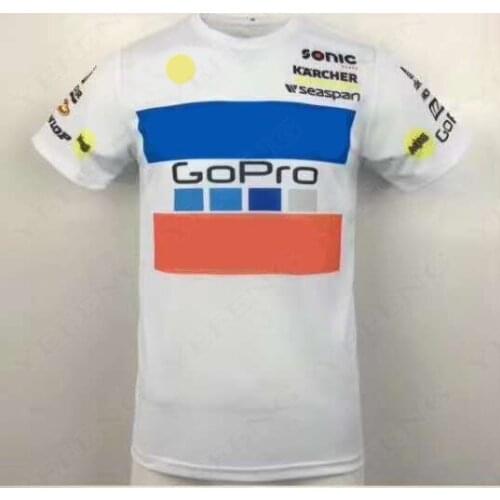 New Gray White Mens T-Shirt Summer For KTM Red Color Bull Motorcycle Motocross Bike Off-road Riding Racing Team Jersey