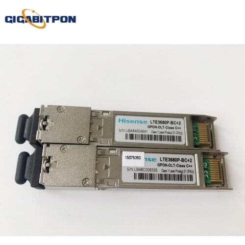 Hisense LTE3680P-BC+2 GPON-OLT-Class b+ c+ C+ +SFP module Fiberhome GC8B GCOB GPON board for GPON OLT
