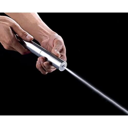 Chrome Brass Two Function Hand Shower Head Water Saving Pulse Sprayer Bathroom Round Hand Held Bidet Shower Sprayer