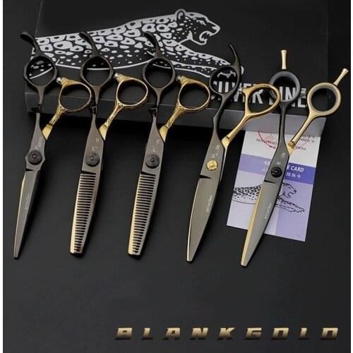 Hot 6.0 Professional Hairdressing Scissors Hair Cutting Scissors Barber Thinning Scissors Shears Hair Cut for Hairdresser
