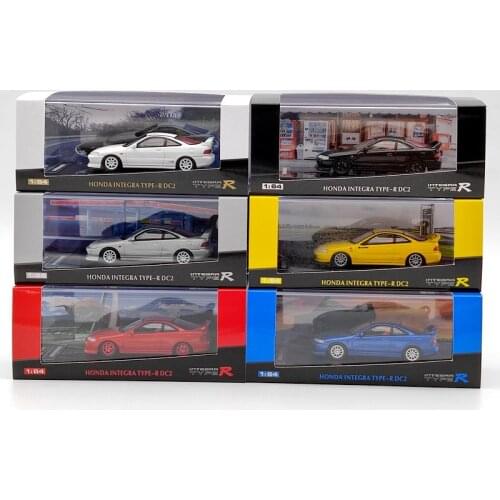 1/64 Alloy Casting Car Model Honda Integra Type-R DC2 Collection Decoration Holiday Gift Childrens Toy