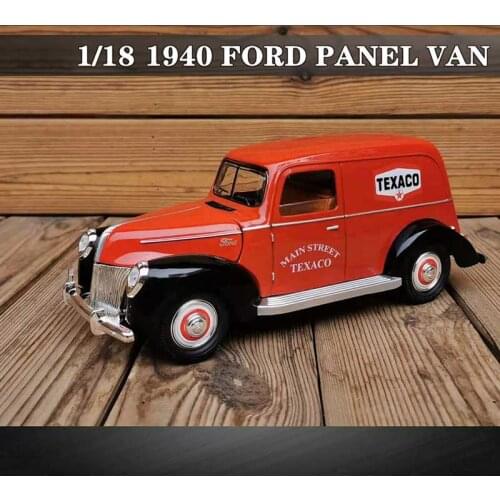 1:18 Ford 1940 Classic Car Model Diecast & Toy Vehicle Metal Simulation Van Car Boys Toys Collection Gift Display Souvenir
