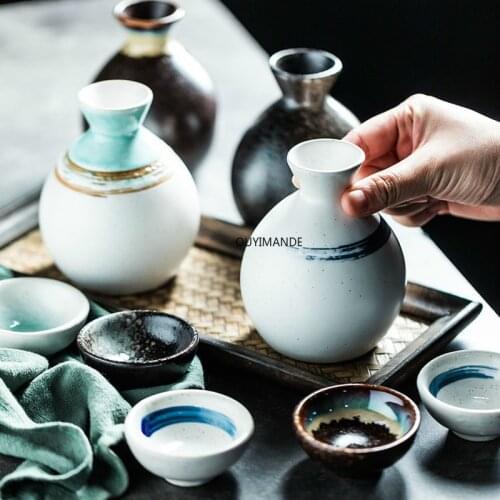 Chinese Style Ceramic Wine Cup Bars Set Shot Glasses Set Teacup Tea Bowl Sake Set Wine Set China Porcelain