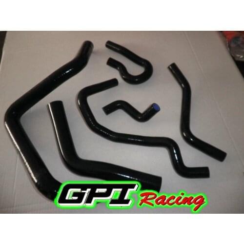 For HONDA CIVIC Type R DC2 EK4/9 B16A/B kit 6 pcs black performance Silicone Hose kit PIPE,auto parts