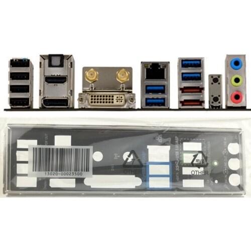 New I/O shield back plate of motherboard for P8Z77-I DELUXE just shield backplate Free shipping