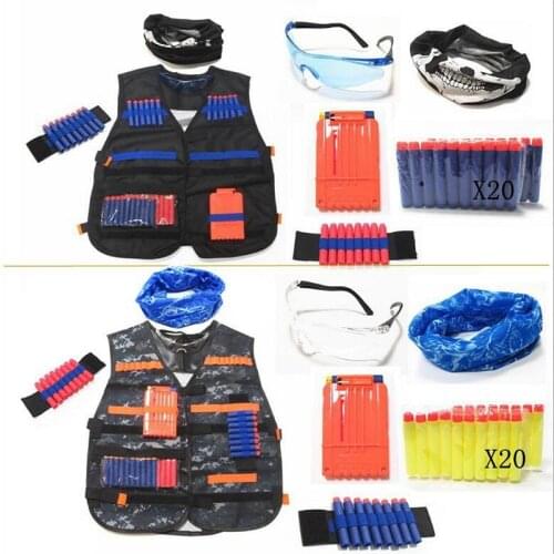 New Tactical Outdoor Game Tactical Vest Holder Kit Game Guns Accessories Toys for Nerf N-Strike Elite Series Bullets Gifts Toy