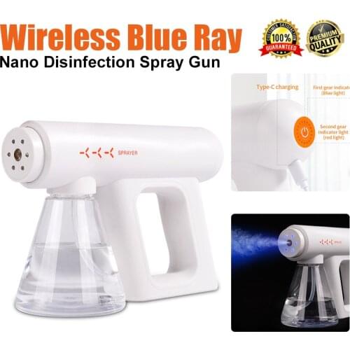 300ml Nano Mist Sprayer Santitizer Machine Hand-held Atomizer Spray Gun Cordless Electric ULV Fogger For Office Garden Sprayer