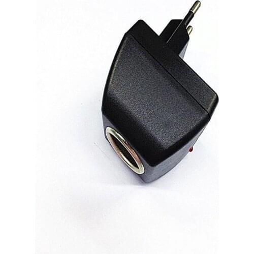 1PC 600MA EU Plug Car Charger AC Adapter Power Supply Converter 220V to DC 12V