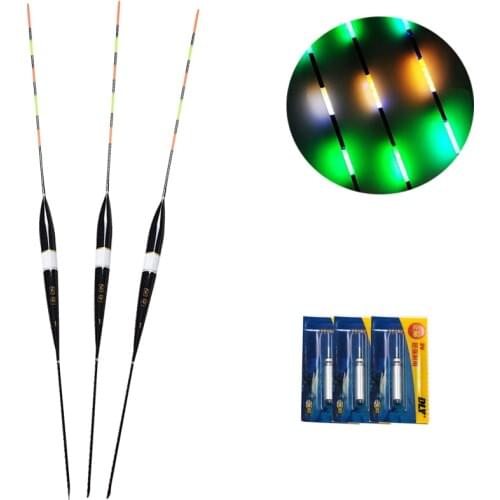 1PC Luminous Electronic Float LED Fishing Float Electric Flotador Light + Battery Deep Water Buoy Fishing Tackle