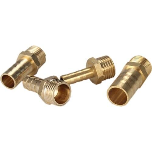 100PCS High Quality BT-PC Copper Gas Hose 4 Points External Thread Adapter Copper Pagoda Nozzle Outer Wire Pagoda Connector PC