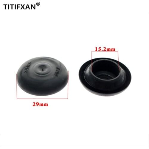 2PCS Car engine hood cover antirust rustproof dust-proof Leakproof round hole block parts for BMW 318Li 320Li 330Li 316