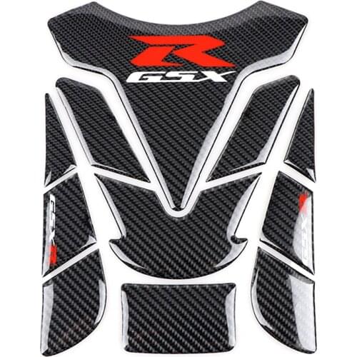3D carbon fiber motorcycle tank fish bone decoration stickers Fit for GSXR 600 750 1000 K1 K3 K4 K5 K6 K7 K8 K9