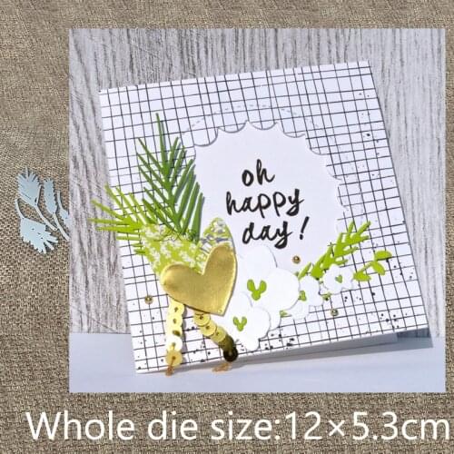 New Design Craft Metal stencil mold Cutting Dies 4pcs leaves decoration scrapbook die cuts Album Paper Card Craft Embossing