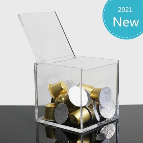 Acrylic Coffee Capsule Storage BoxRack For Dolce Gusto Nespresso Household Matching Coffee Machine Hold Containing Coffee Rack